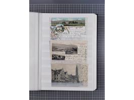 1900/50, Grosses Albummit Briefen/Karten/Dokumenten ab Bayern, dabei Arbeitsbuch 1934-46, Gewerkschaftsausweis, dazu 36 K.u.K