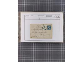 1870/84 (ca.), umfangreicher Bestand mit 64 Briefen, viele interessante Verwendungen, Schwerpunkt Postgeschichte 1870/71, dab