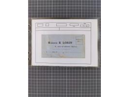 1870/84 (ca.), umfangreicher Bestand mit 64 Briefen, viele interessante Verwendungen, Schwerpunkt Postgeschichte 1870/71, dab