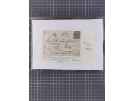 1870/84 (ca.), umfangreicher Bestand mit 64 Briefen, viele interessante Verwendungen, Schwerpunkt Postgeschichte 1870/71, dab