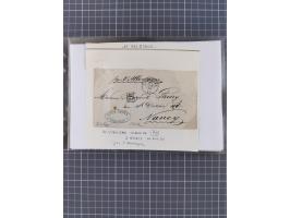 1870/84 (ca.), umfangreicher Bestand mit 64 Briefen, viele interessante Verwendungen, Schwerpunkt Postgeschichte 1870/71, dab