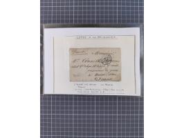 1870/84 (ca.), umfangreicher Bestand mit 64 Briefen, viele interessante Verwendungen, Schwerpunkt Postgeschichte 1870/71, dab