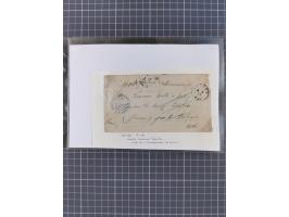 1870/84 (ca.), umfangreicher Bestand mit 64 Briefen, viele interessante Verwendungen, Schwerpunkt Postgeschichte 1870/71, dab