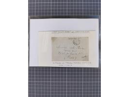 1870/84 (ca.), umfangreicher Bestand mit 64 Briefen, viele interessante Verwendungen, Schwerpunkt Postgeschichte 1870/71, dab