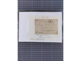 1870/84 (ca.), umfangreicher Bestand mit 64 Briefen, viele interessante Verwendungen, Schwerpunkt Postgeschichte 1870/71, dab