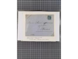 1870/84 (ca.), umfangreicher Bestand mit 64 Briefen, viele interessante Verwendungen, Schwerpunkt Postgeschichte 1870/71, dab