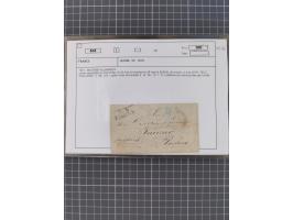 1870/84 (ca.), umfangreicher Bestand mit 64 Briefen, viele interessante Verwendungen, Schwerpunkt Postgeschichte 1870/71, dab