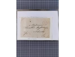 1870/84 (ca.), umfangreicher Bestand mit 64 Briefen, viele interessante Verwendungen, Schwerpunkt Postgeschichte 1870/71, dab