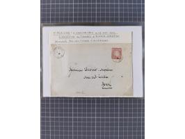 1870/84 (ca.), umfangreicher Bestand mit 64 Briefen, viele interessante Verwendungen, Schwerpunkt Postgeschichte 1870/71, dab