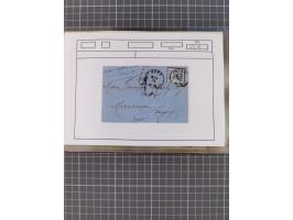 1870/84 (ca.), umfangreicher Bestand mit 64 Briefen, viele interessante Verwendungen, Schwerpunkt Postgeschichte 1870/71, dab