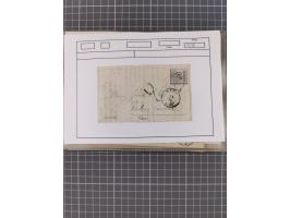 1870/84 (ca.), umfangreicher Bestand mit 64 Briefen, viele interessante Verwendungen, Schwerpunkt Postgeschichte 1870/71, dab