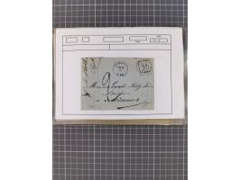 1870/84 (ca.), umfangreicher Bestand mit 64 Briefen, viele interessante Verwendungen, Schwerpunkt Postgeschichte 1870/71, dab