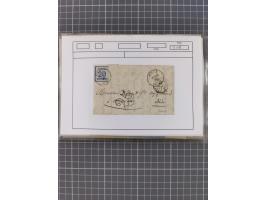 1870/84 (ca.), umfangreicher Bestand mit 64 Briefen, viele interessante Verwendungen, Schwerpunkt Postgeschichte 1870/71, dab