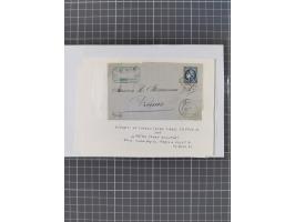 1870/84 (ca.), umfangreicher Bestand mit 64 Briefen, viele interessante Verwendungen, Schwerpunkt Postgeschichte 1870/71, dab