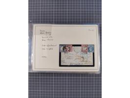 1870/72, interessanter Bestand mit über 70 Briefen, viele attraktive Verwendungen mit besseren Einzel- und Mehrfachfrankature