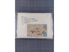 1870/72, interessanter Bestand mit über 70 Briefen, viele attraktive Verwendungen mit besseren Einzel- und Mehrfachfrankature