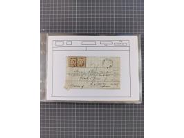 1870/72, interessanter Bestand mit über 70 Briefen, viele attraktive Verwendungen mit besseren Einzel- und Mehrfachfrankature