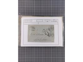 1870/72, interessanter Bestand mit über 70 Briefen, viele attraktive Verwendungen mit besseren Einzel- und Mehrfachfrankature