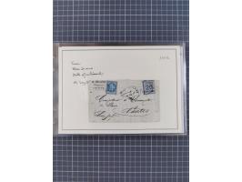 1870/72, interessanter Bestand mit über 70 Briefen, viele attraktive Verwendungen mit besseren Einzel- und Mehrfachfrankature