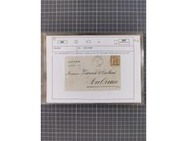 1870/72, interessanter Bestand mit über 70 Briefen, viele attraktive Verwendungen mit besseren Einzel- und Mehrfachfrankature