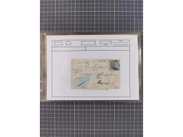 1870/72, interessanter Bestand mit über 70 Briefen, viele attraktive Verwendungen mit besseren Einzel- und Mehrfachfrankature