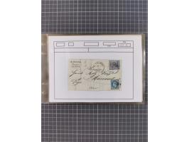 1870/72, interessanter Bestand mit über 70 Briefen, viele attraktive Verwendungen mit besseren Einzel- und Mehrfachfrankature