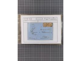 1870/72, interessanter Bestand mit über 70 Briefen, viele attraktive Verwendungen mit besseren Einzel- und Mehrfachfrankature