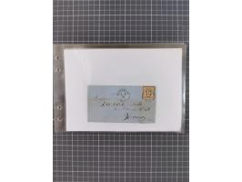 1870/72, interessanter Bestand mit über 70 Briefen, viele attraktive Verwendungen mit besseren Einzel- und Mehrfachfrankature