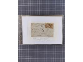 1870/72, interessanter Bestand mit über 70 Briefen, viele attraktive Verwendungen mit besseren Einzel- und Mehrfachfrankature