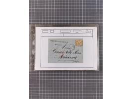 1870/72, interessanter Bestand mit über 70 Briefen, viele attraktive Verwendungen mit besseren Einzel- und Mehrfachfrankature