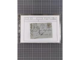 1870/72, interessanter Bestand mit über 70 Briefen, viele attraktive Verwendungen mit besseren Einzel- und Mehrfachfrankature