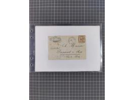 1870/72, interessanter Bestand mit über 70 Briefen, viele attraktive Verwendungen mit besseren Einzel- und Mehrfachfrankature