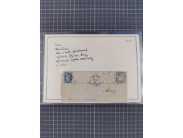 1870/72, interessanter Bestand mit über 70 Briefen, viele attraktive Verwendungen mit besseren Einzel- und Mehrfachfrankature