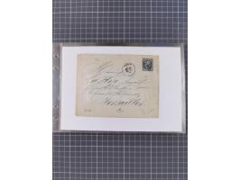 1870/72, interessanter Bestand mit über 70 Briefen, viele attraktive Verwendungen mit besseren Einzel- und Mehrfachfrankature