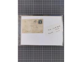 1870/72, interessanter Bestand mit über 70 Briefen, viele attraktive Verwendungen mit besseren Einzel- und Mehrfachfrankature