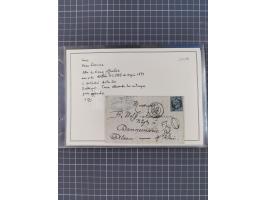 1870/72, interessanter Bestand mit über 70 Briefen, viele attraktive Verwendungen mit besseren Einzel- und Mehrfachfrankature