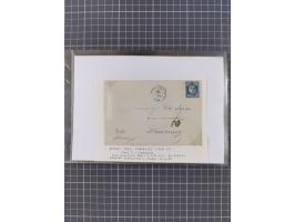 1870/72, interessanter Bestand mit über 70 Briefen, viele attraktive Verwendungen mit besseren Einzel- und Mehrfachfrankature