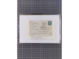 1870/72, interessanter Bestand mit über 70 Briefen, viele attraktive Verwendungen mit besseren Einzel- und Mehrfachfrankature