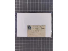 1870/72, interessanter Bestand mit über 70 Briefen, viele attraktive Verwendungen mit besseren Einzel- und Mehrfachfrankature