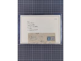 1870/72, interessanter Bestand mit über 70 Briefen, viele attraktive Verwendungen mit besseren Einzel- und Mehrfachfrankature