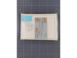 1870/72, reichhaltiger Bestand mit über 50 Briefen mit vielen besseren Einzel- und Mehrfachfrankaturen, Stempeln und weiteren