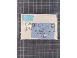 1870/72, reichhaltiger Bestand mit über 50 Briefen mit vielen besseren Einzel- und Mehrfachfrankaturen, Stempeln und weiteren