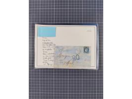 1870/72, reichhaltiger Bestand mit über 50 Briefen mit vielen besseren Einzel- und Mehrfachfrankaturen, Stempeln und weiteren