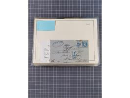 1870/72, reichhaltiger Bestand mit über 50 Briefen mit vielen besseren Einzel- und Mehrfachfrankaturen, Stempeln und weiteren