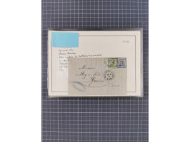 1870/72, reichhaltiger Bestand mit über 50 Briefen mit vielen besseren Einzel- und Mehrfachfrankaturen, Stempeln und weiteren