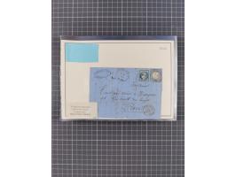 1870/72, reichhaltiger Bestand mit über 50 Briefen mit vielen besseren Einzel- und Mehrfachfrankaturen, Stempeln und weiteren