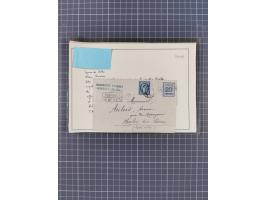 1870/72, reichhaltiger Bestand mit über 50 Briefen mit vielen besseren Einzel- und Mehrfachfrankaturen, Stempeln und weiteren