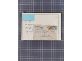 1870/72, reichhaltiger Bestand mit über 50 Briefen mit vielen besseren Einzel- und Mehrfachfrankaturen, Stempeln und weiteren