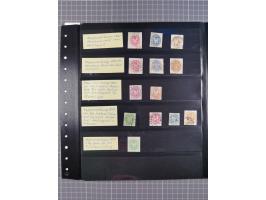 1830/67, kleine Sammlung mit Vorphila- und unfrankierten Briefen, Marken, frankierten Briefen, Ganzsachen, Postscheinen, etc.