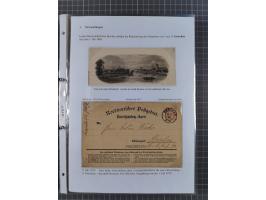 1868/71, 'Die Norddeutsche Post in Schlesien', Ausstellungssammlung mit rund 160 Belegen, dabei viele Besonderheiten, Ersttag